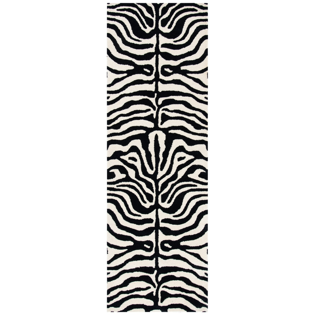 SAFAVIEH Handmade Soho Nakita Zebra Pattern New Zealand Wool