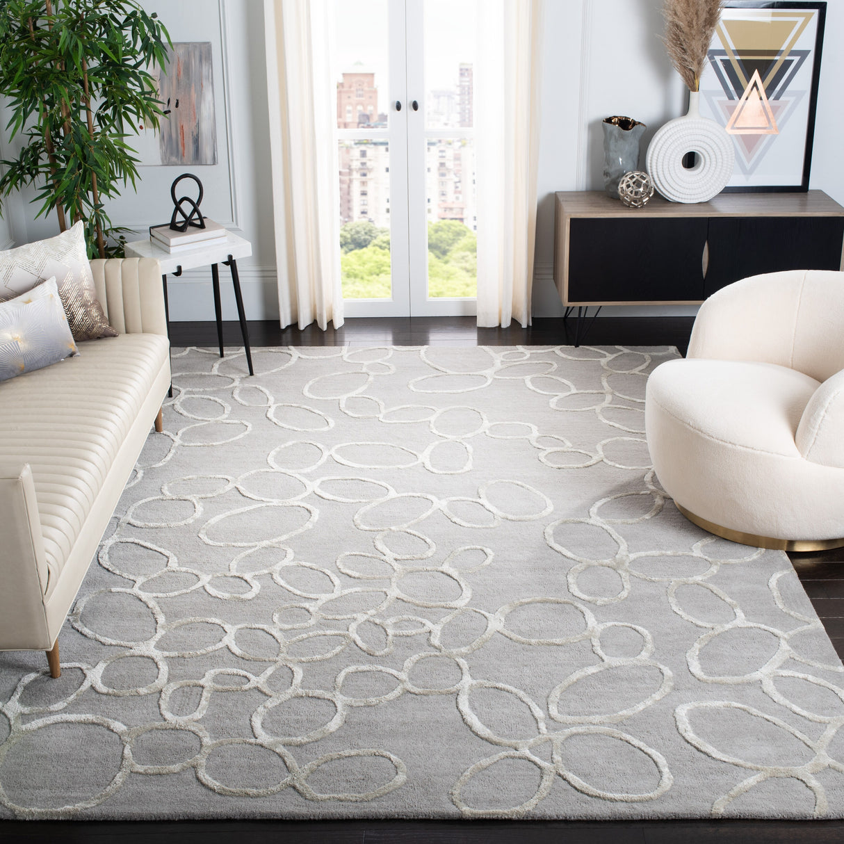 SAFAVIEH Handmade Soho Ottje Loops N.Z. Wool Rug