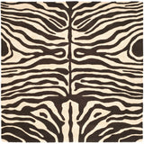 SAFAVIEH Handmade Soho Tierra Zebra Print N.Z. Wool Rug