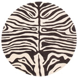 SAFAVIEH Handmade Soho Tierra Zebra Print N.Z. Wool Rug