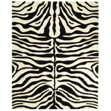 SAFAVIEH Handmade Soho Tierra Zebra Print N.Z. Wool Rug