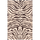 SAFAVIEH Handmade Soho Tierra Zebra Print N.Z. Wool Rug