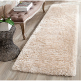 SAFAVIEH Handmade South Beach Jayla Shag Solid Polyester Rug