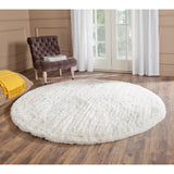 SAFAVIEH Handmade South Beach Jayla Shag Solid Polyester Rug