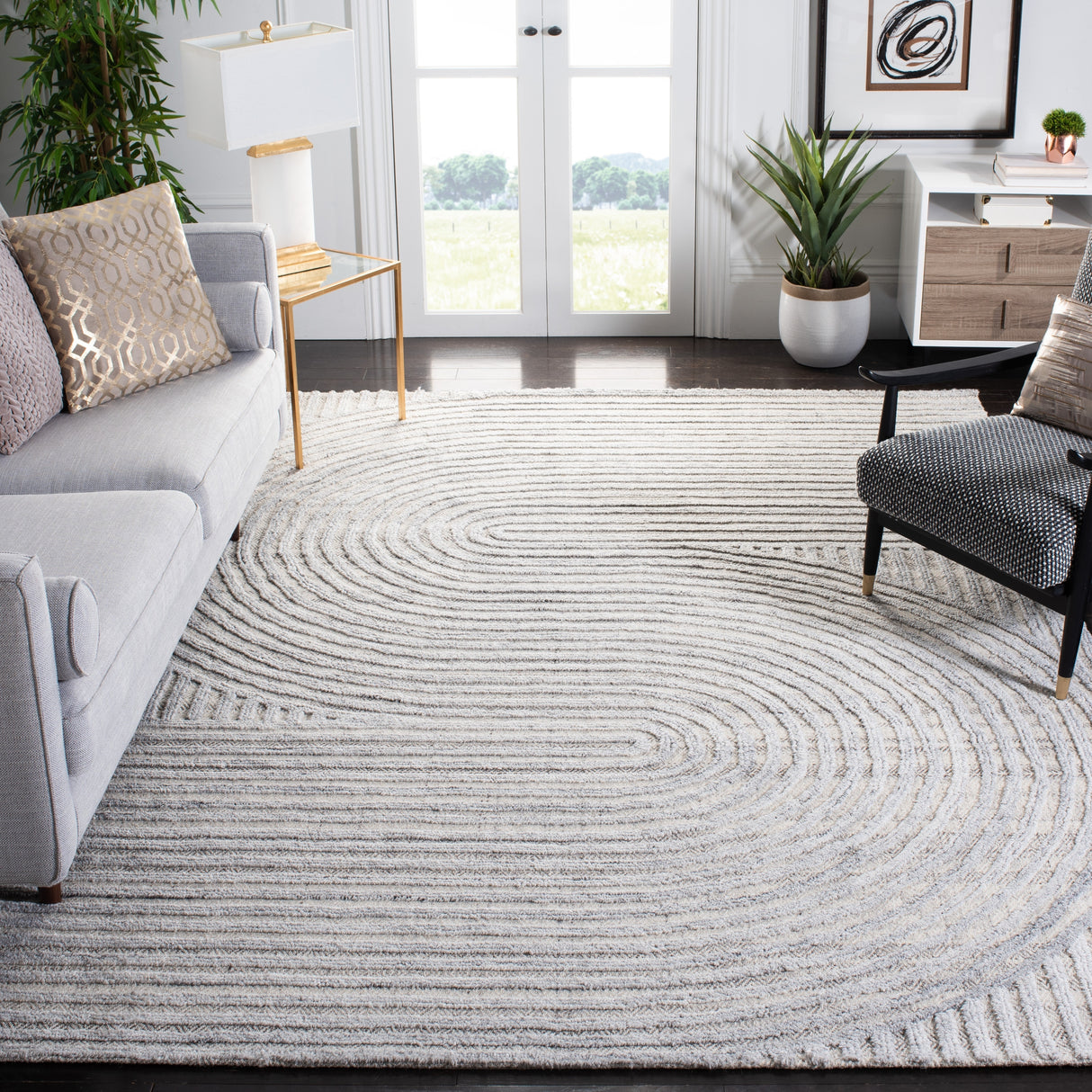 SAFAVIEH Handmade Southampton Asha Abstract Wool Rug