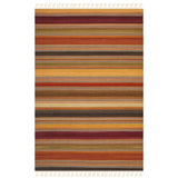 SAFAVIEH Handmade Striped Kilim Shawnna Stripe Wool Rug with