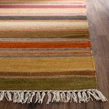 SAFAVIEH Handmade Striped Kilim Shawnna Stripe Wool Rug with