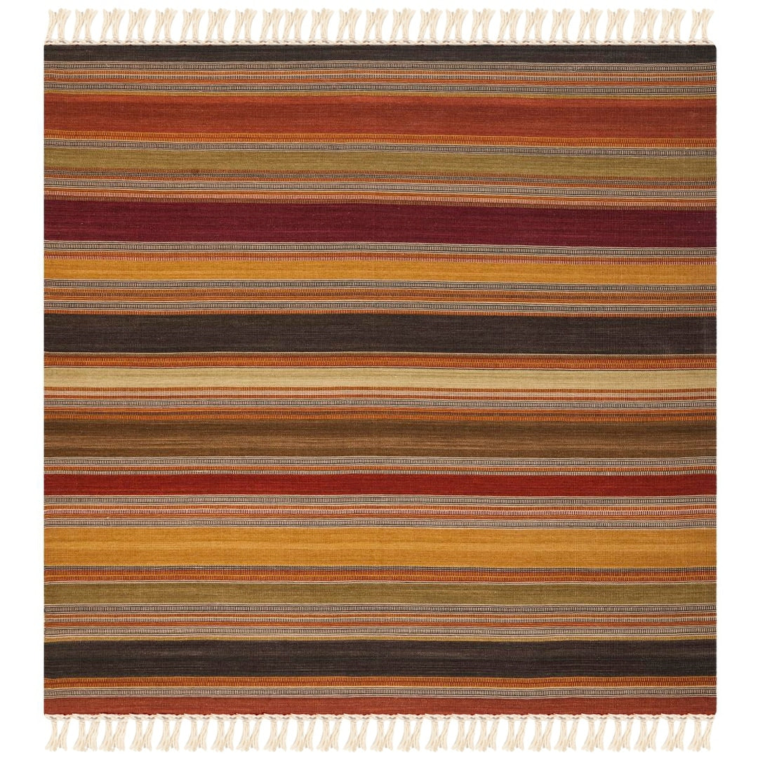 SAFAVIEH Handmade Striped Kilim Shawnna Stripe Wool Rug with