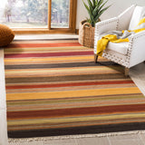 SAFAVIEH Handmade Striped Kilim Shawnna Stripe Wool Rug with