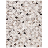 SAFAVIEH Handmade Studio Leather Cecily Natural Hide Leather Rug