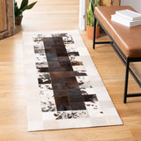 SAFAVIEH Handmade Studio Leather Haley Natural Hide Leather Rug