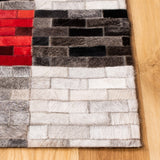 SAFAVIEH Handmade Studio Leather Leeuwe Modern Leather Rug