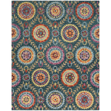 SAFAVIEH Handmade Suzani Bianca Boho Tribal Wool Rug