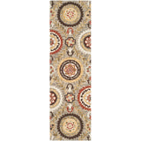 SAFAVIEH Handmade Suzani Bianca Boho Tribal Wool Rug