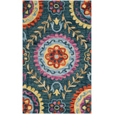 SAFAVIEH Handmade Suzani Bianca Boho Tribal Wool Rug