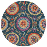 SAFAVIEH Handmade Suzani Bianca Boho Tribal Wool Rug