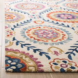 SAFAVIEH Handmade Suzani Bianca Boho Tribal Wool Rug