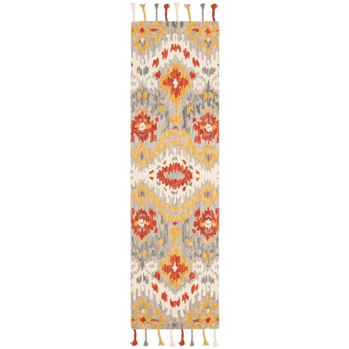 SAFAVIEH Handmade Suzani Latarsha Boho Tribal Wool Rug