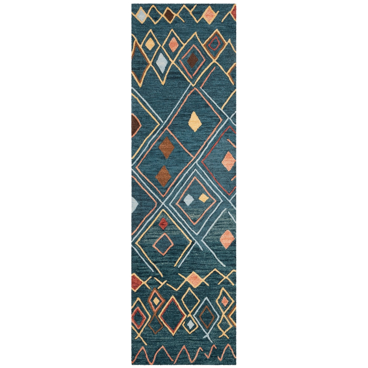 SAFAVIEH Handmade Suzani Shameena Boho Tribal Wool Rug