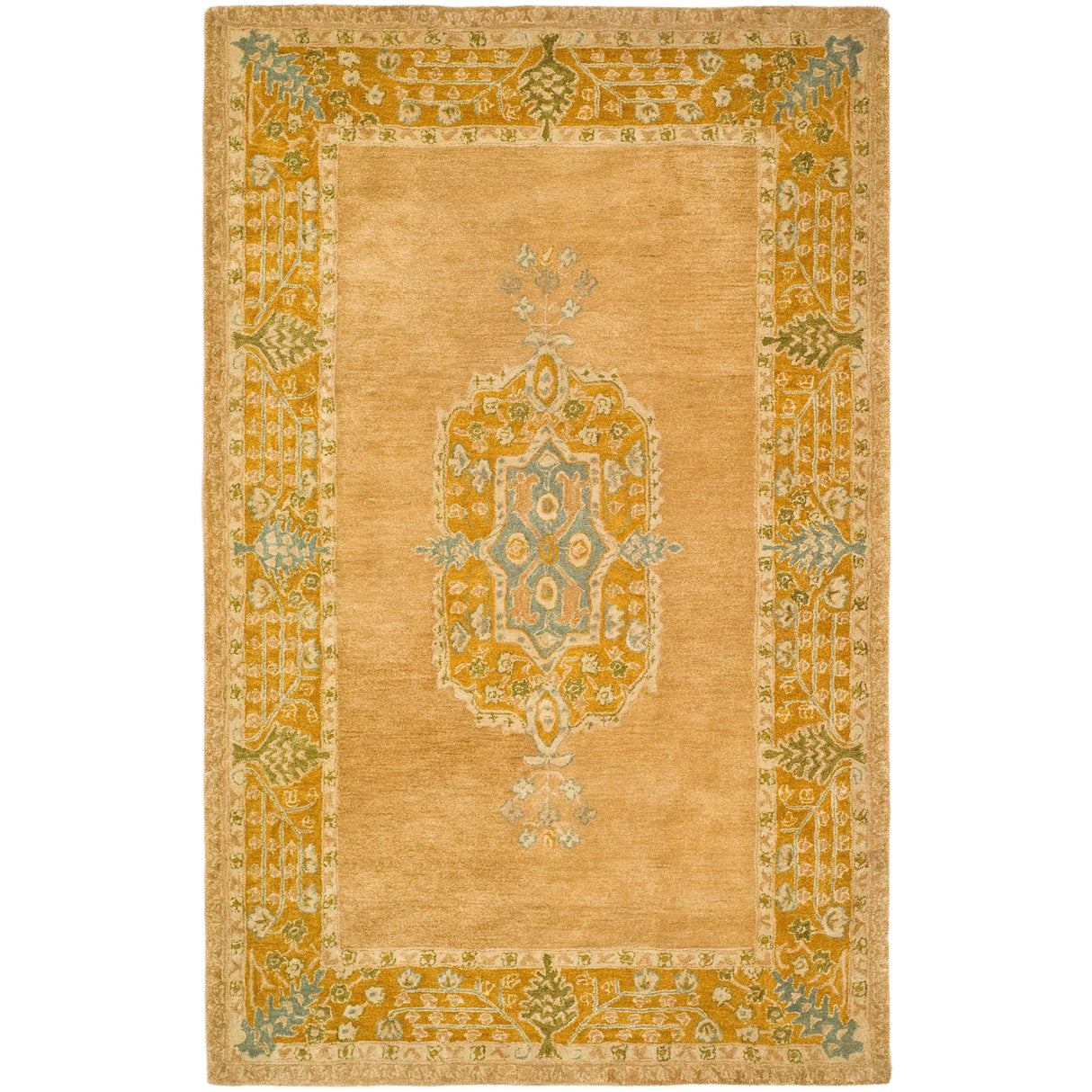 SAFAVIEH Handmade Taj Mahal Yuri Traditional Oriental Wool Rug