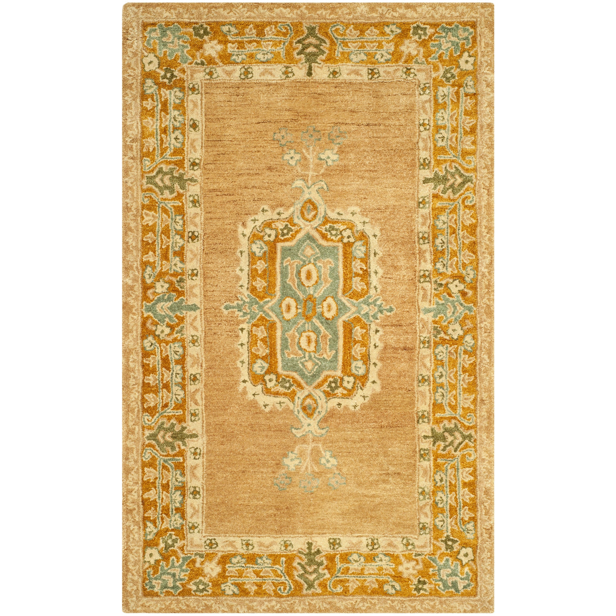 SAFAVIEH Handmade Taj Mahal Yuri Traditional Oriental Wool Rug