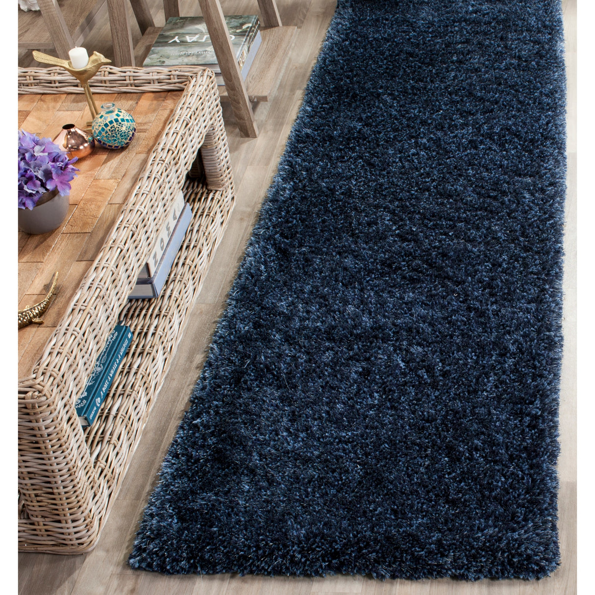 SAFAVIEH Handmade Toronto Shag Yasmine Polyester Rug