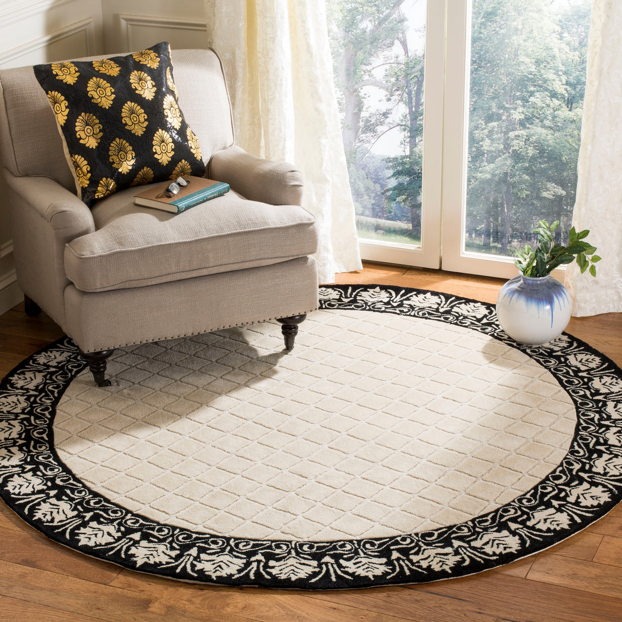 SAFAVIEH Handmade Total Performance Majbritt Oriental Trellis Rug