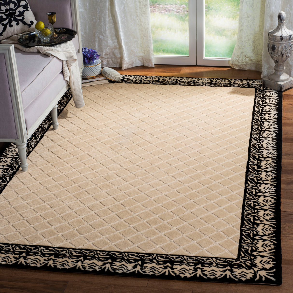 SAFAVIEH Handmade Total Performance Majbritt Oriental Trellis Rug