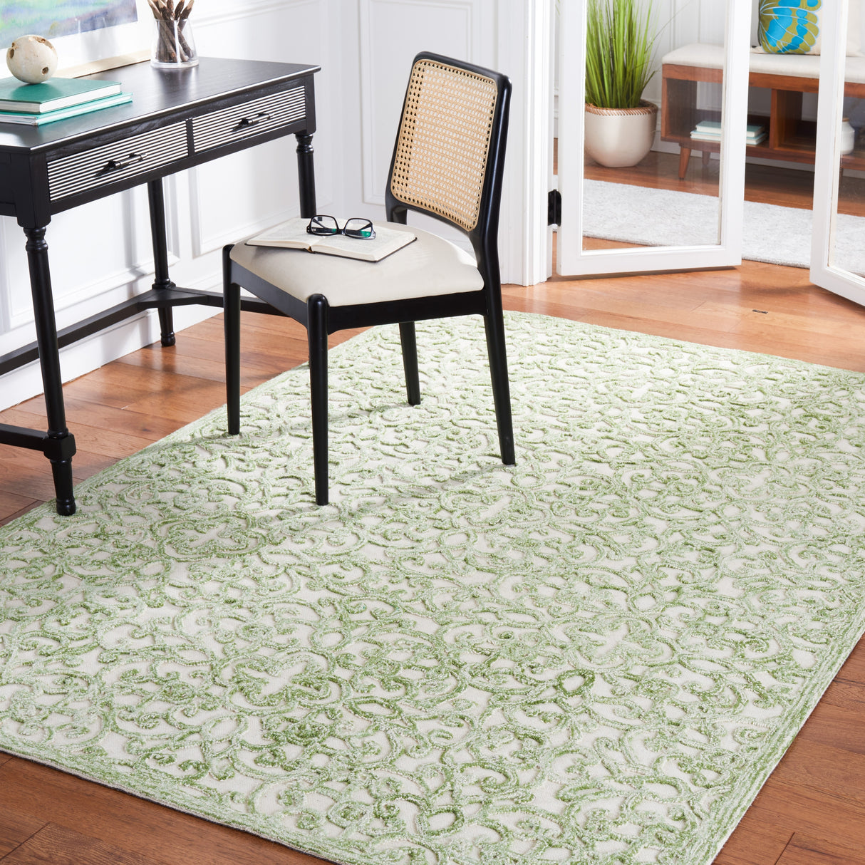 SAFAVIEH Handmade Trace Racheal Modern Wool Rug