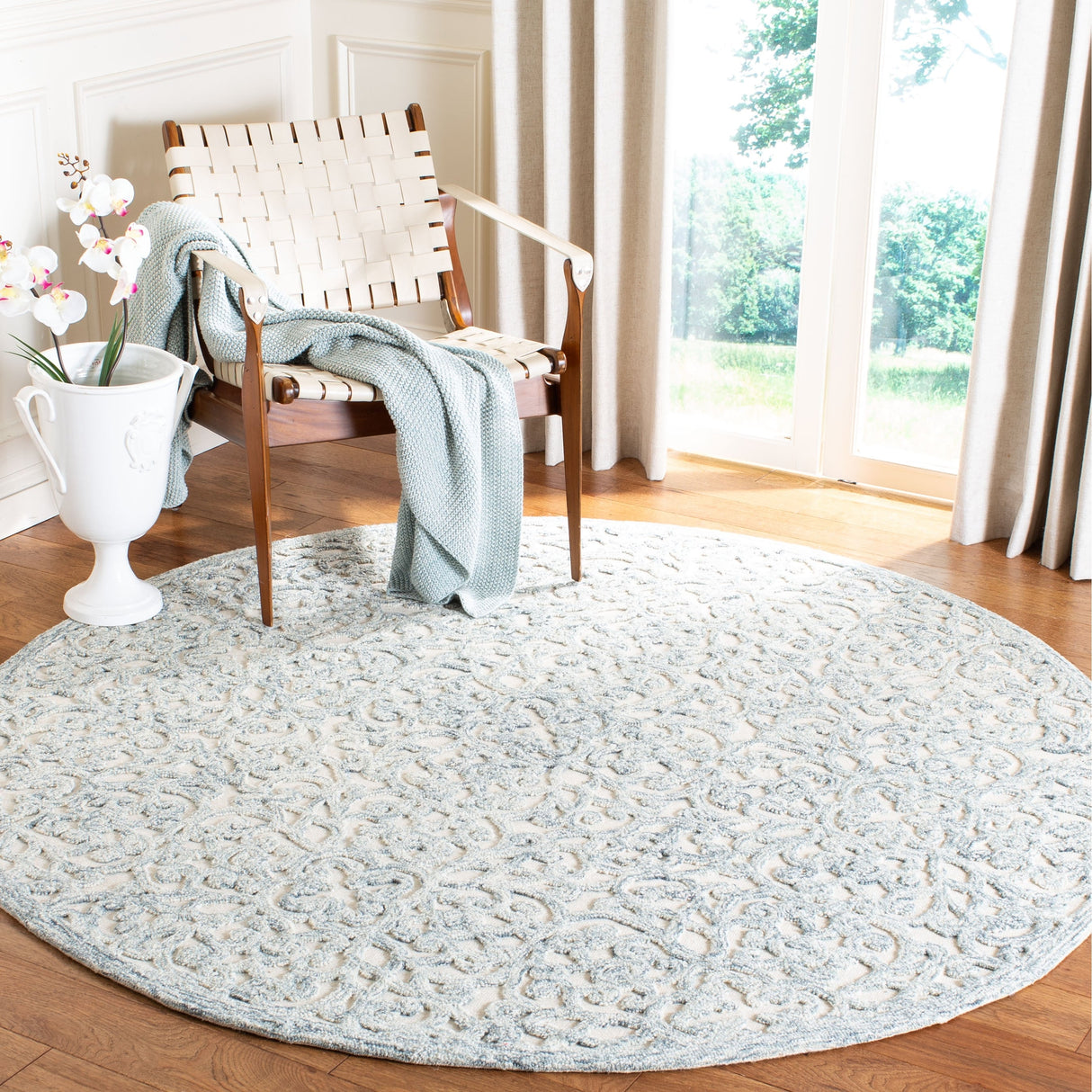 SAFAVIEH Handmade Trace Racheal Modern Wool Rug