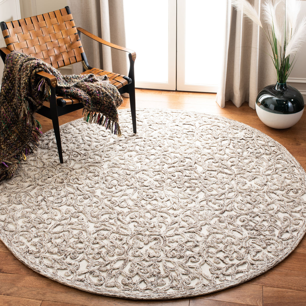 SAFAVIEH Handmade Trace Racheal Modern Wool Rug