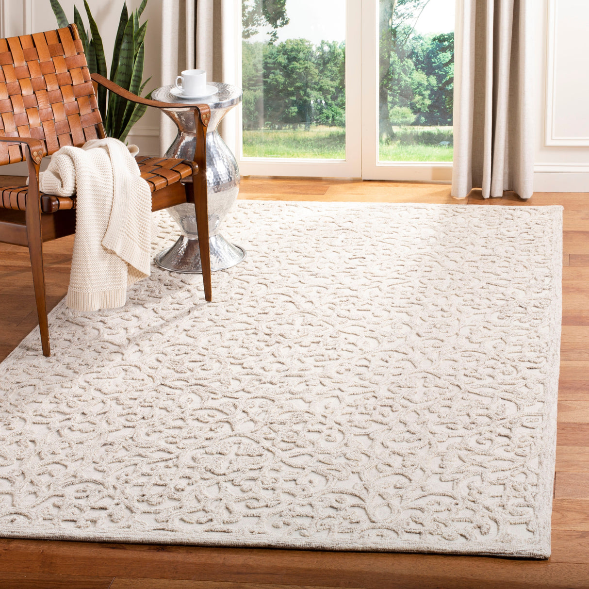 SAFAVIEH Handmade Trace Racheal Modern Wool Rug