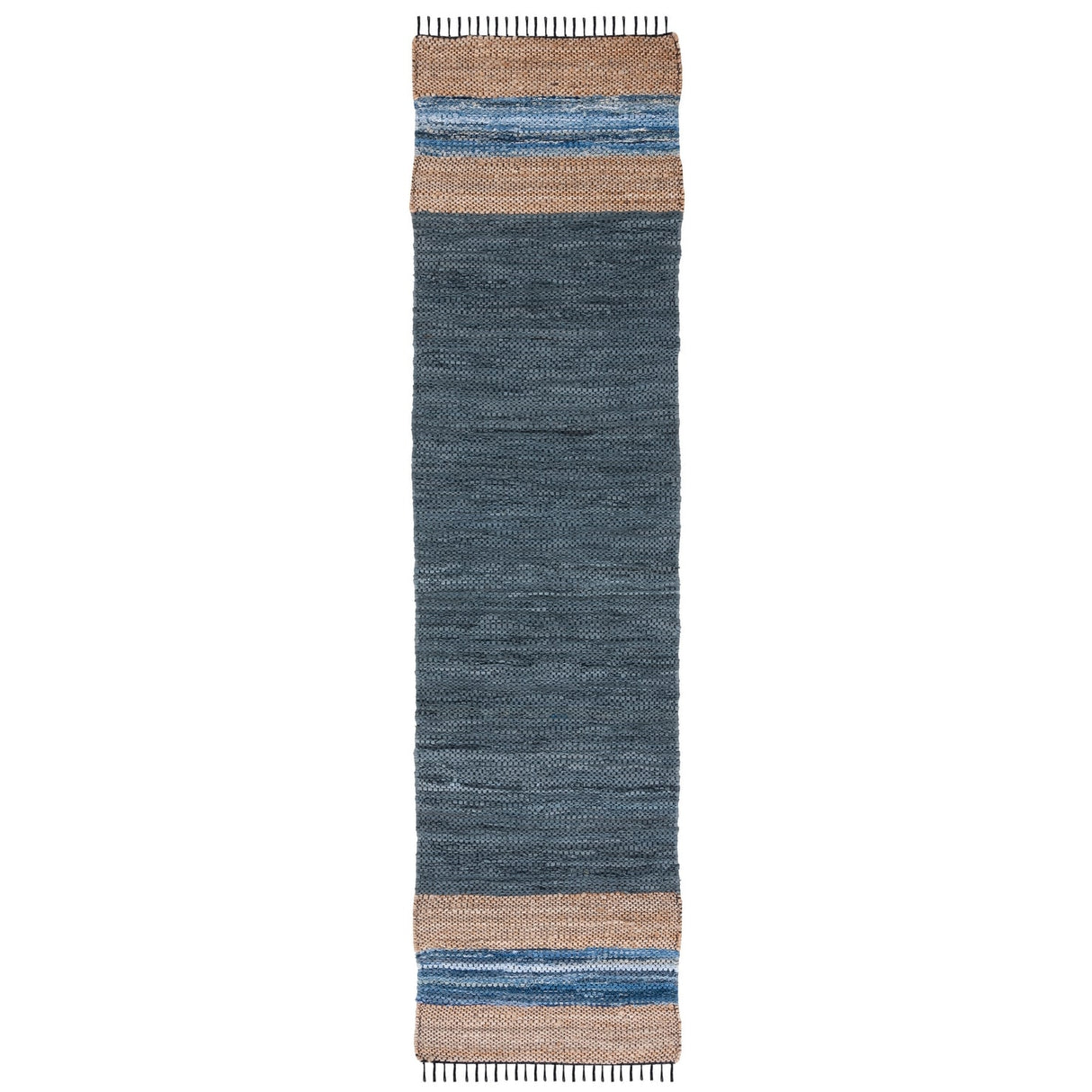 SAFAVIEH Handmade Vintage Leather Alissa Modern Fringe Rug