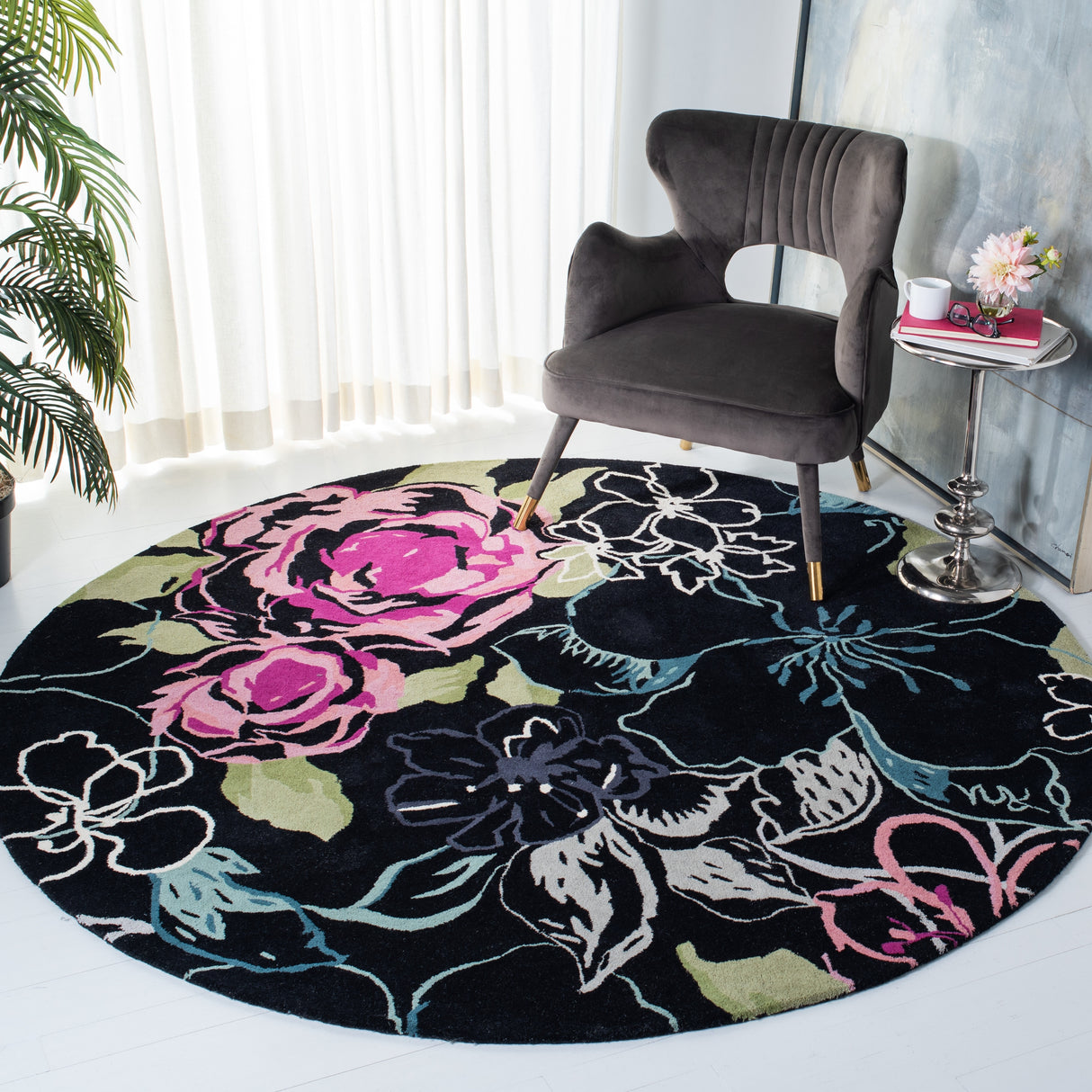 SAFAVIEH Handmade Wyndham Ambrosia Modern Wool Rug