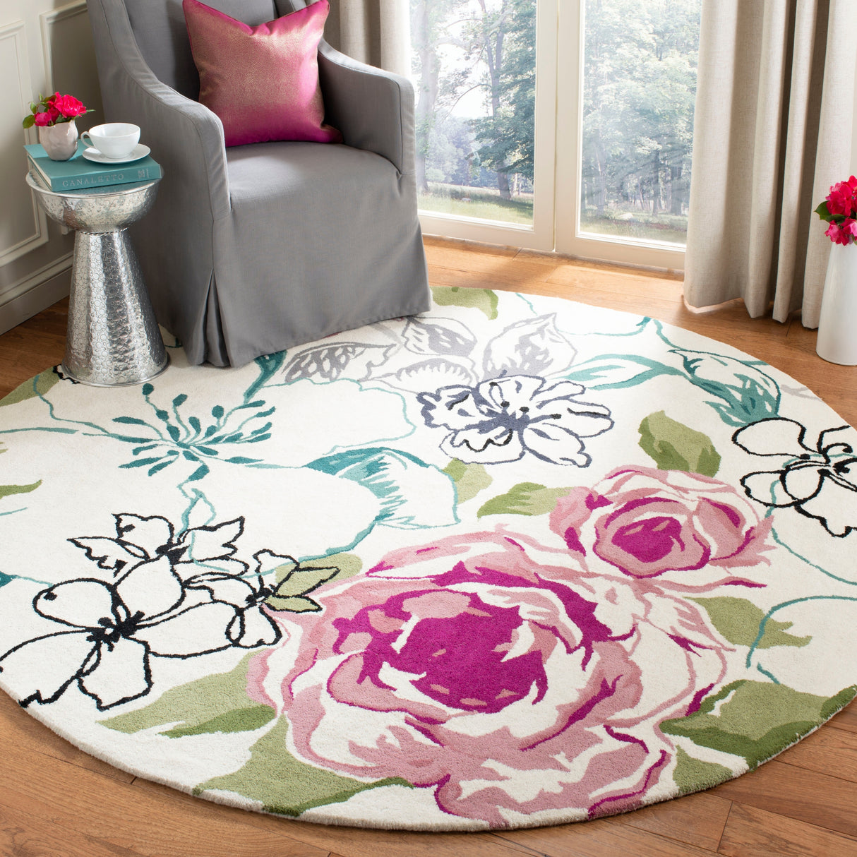 SAFAVIEH Handmade Wyndham Ambrosia Modern Wool Rug