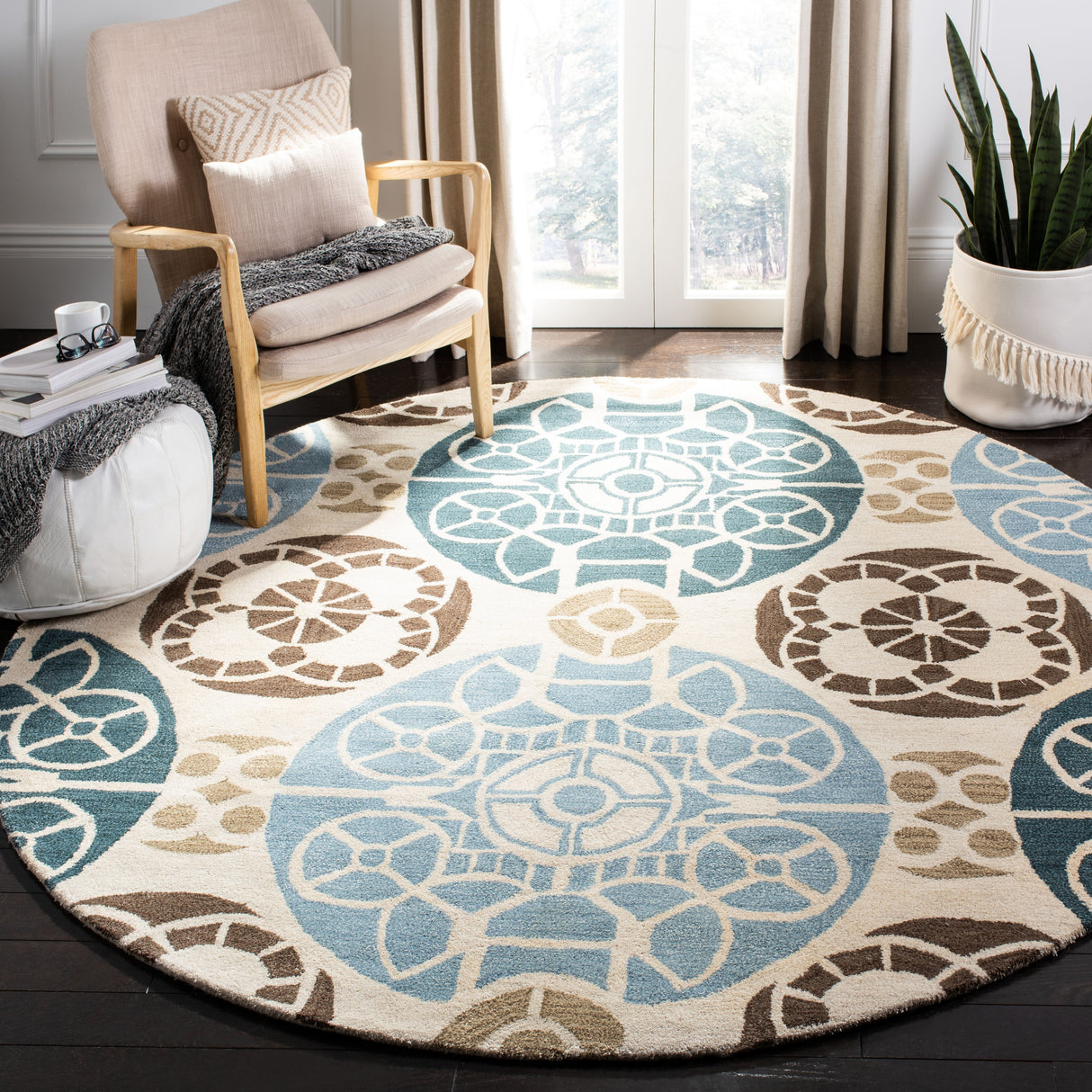 SAFAVIEH Handmade Wyndham Dinie Modern Wool Rug