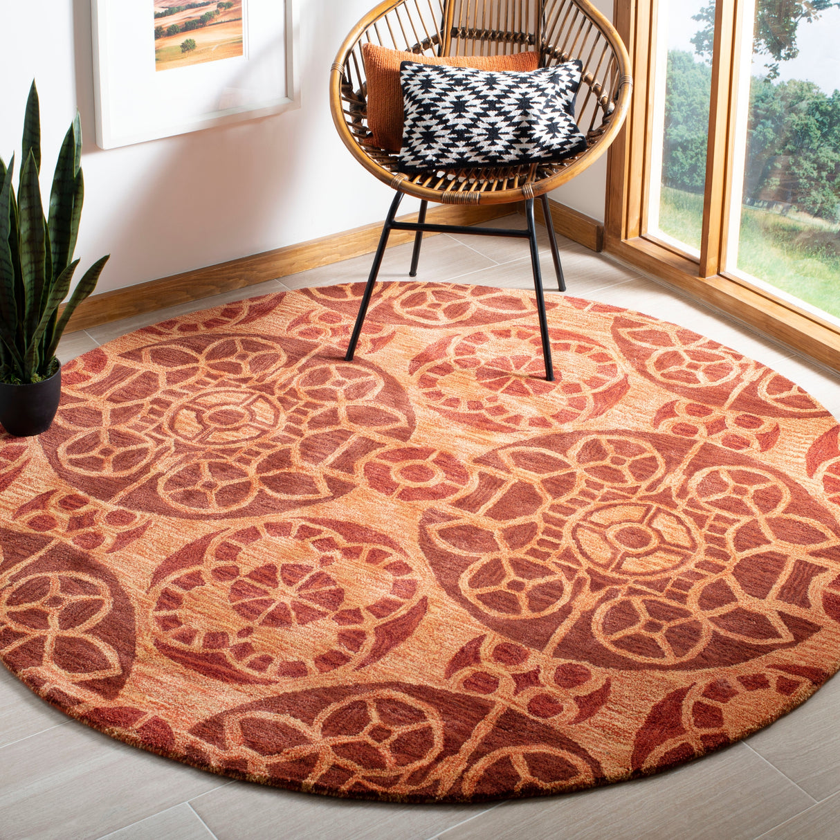 SAFAVIEH Handmade Wyndham Dinie Modern Wool Rug