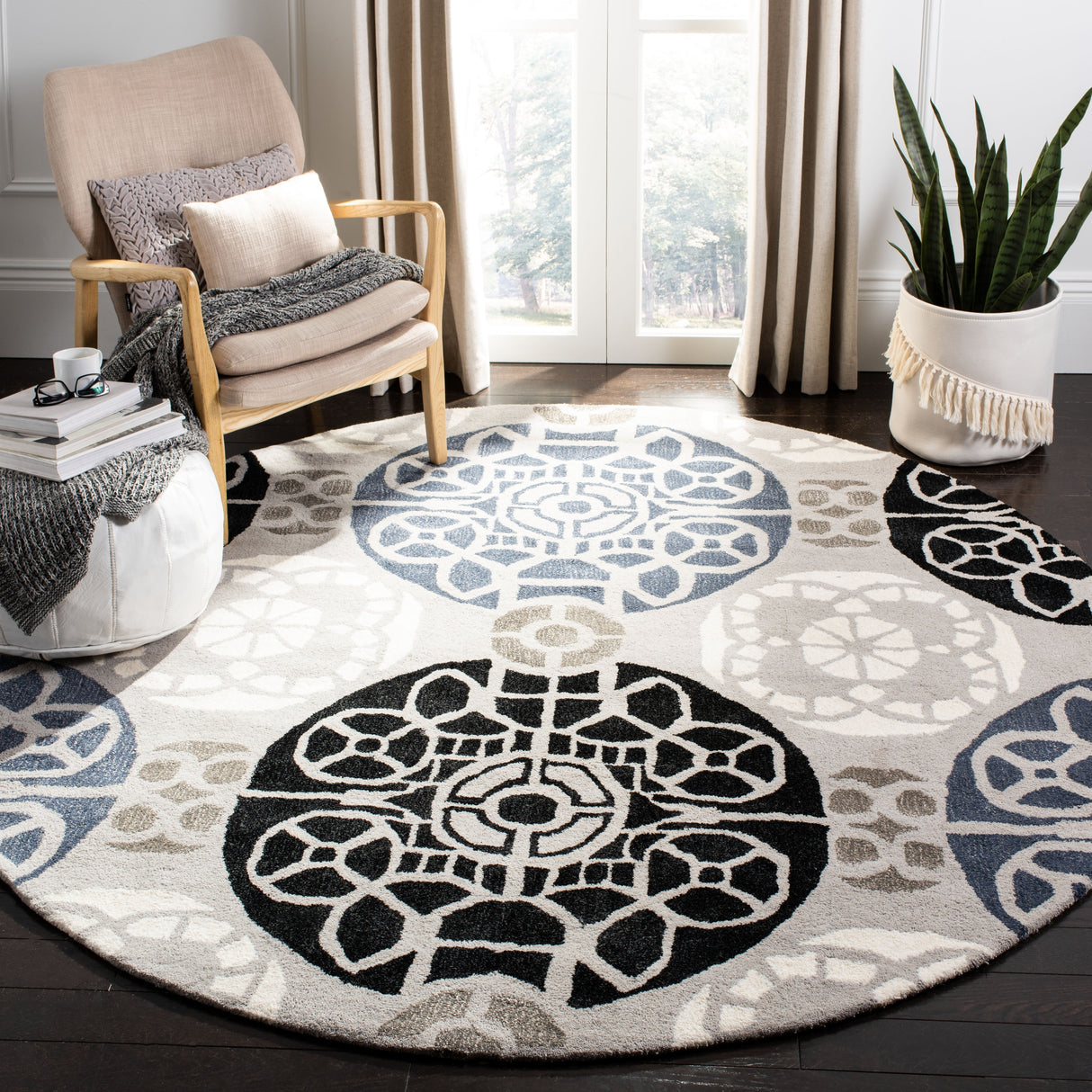 SAFAVIEH Handmade Wyndham Dinie Modern Wool Rug