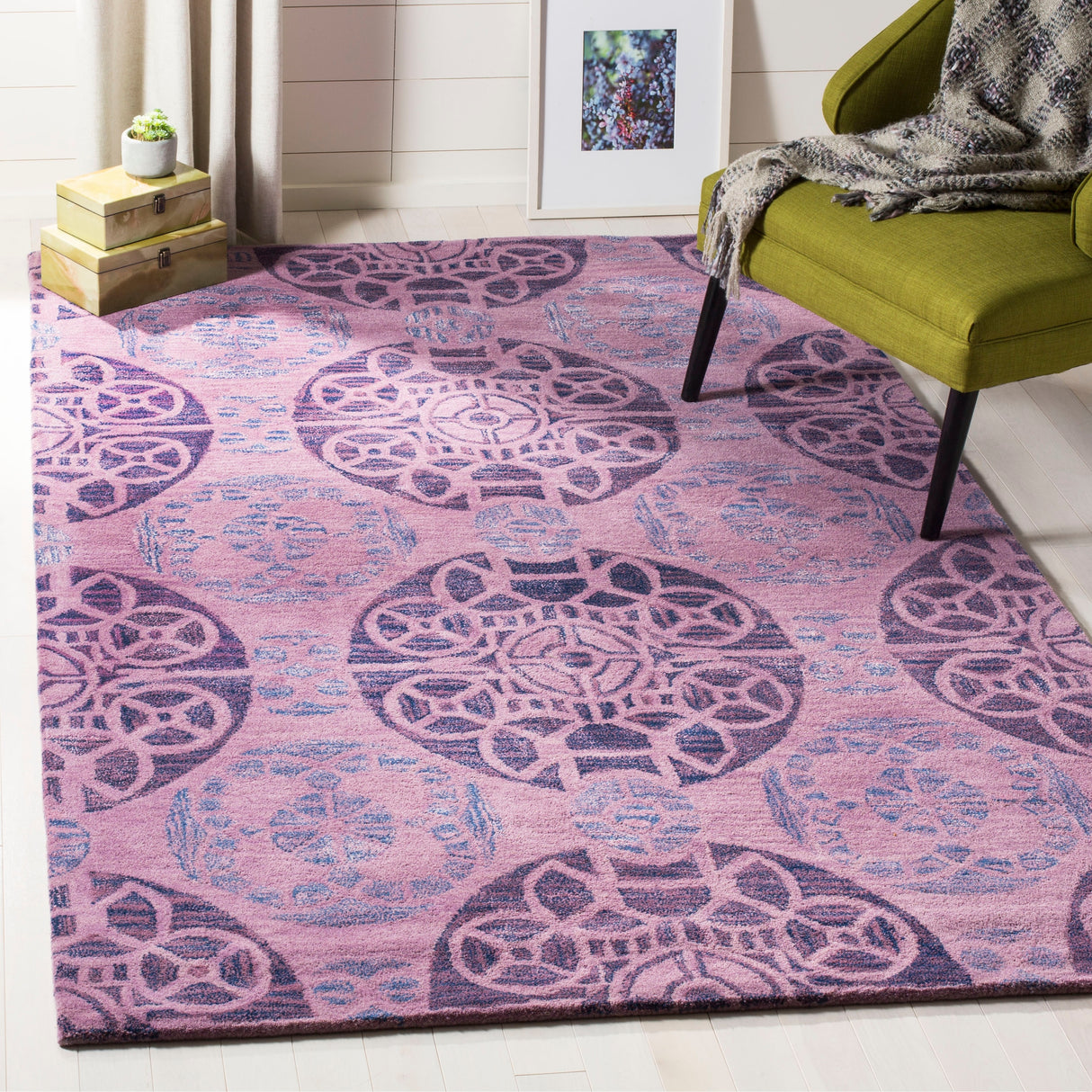 SAFAVIEH Handmade Wyndham Dinie Modern Wool Rug