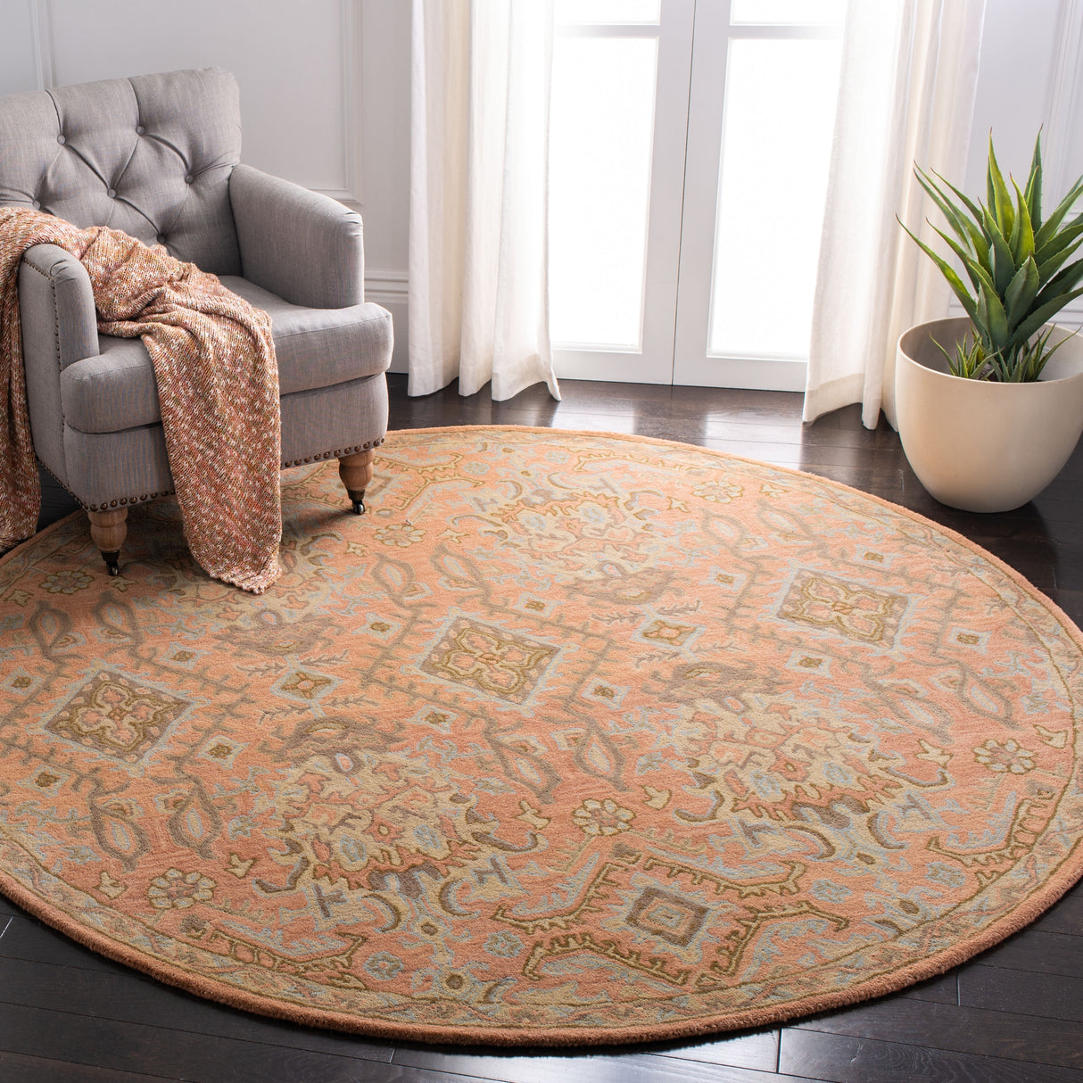 SAFAVIEH Handmade Wyndham Editha Modern Wool Rug