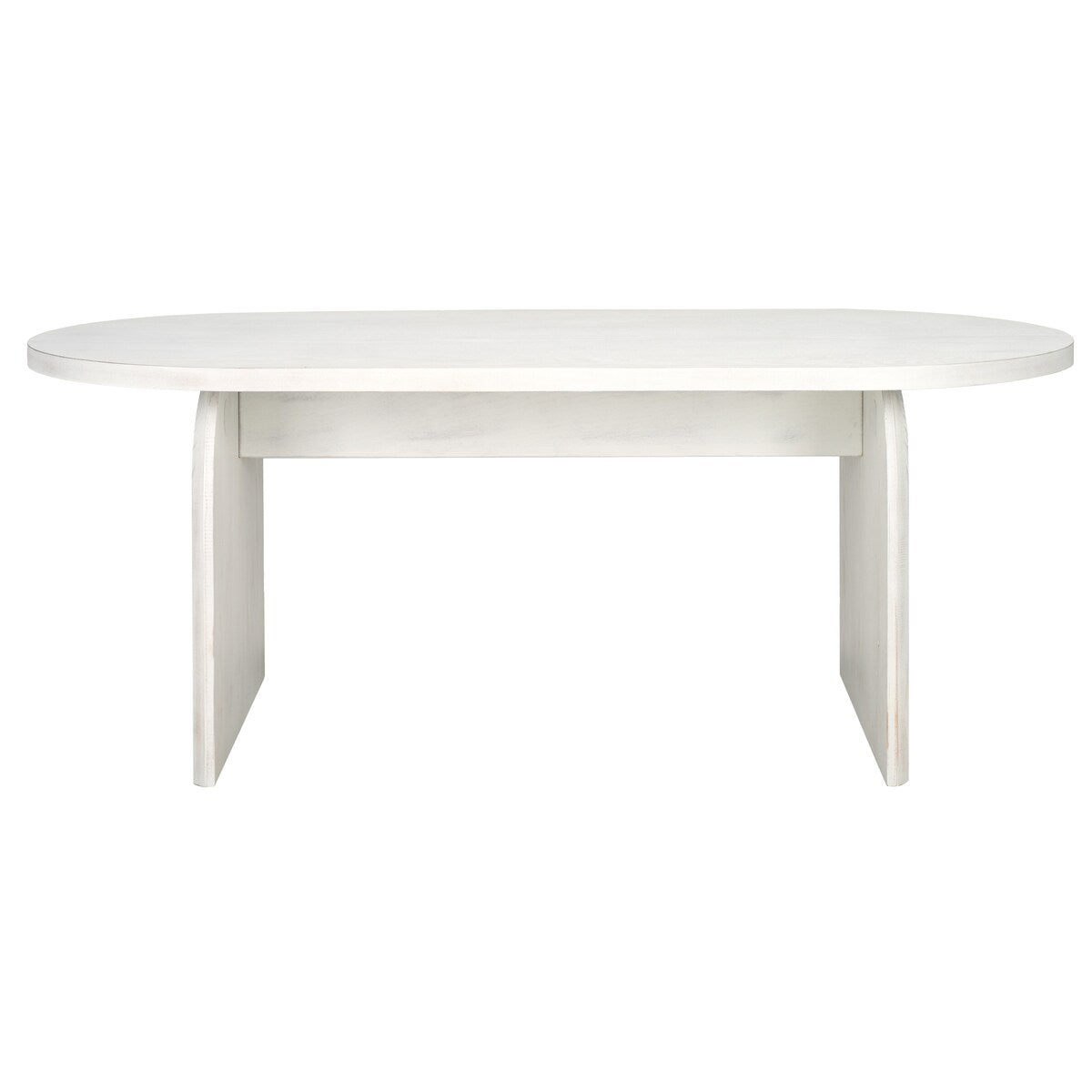 SAFAVIEH Hannelotte Ribbed Coffee Table - 47.2 In. W x 22.8 In. D x 18.5 In. H - 47Wx23Dx19H