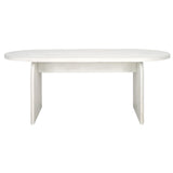 SAFAVIEH Hannelotte Ribbed Coffee Table - 47.2 In. W x 22.8 In. D x 18.5 In. H - 47Wx23Dx19H