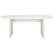 SAFAVIEH Hannelotte Ribbed Coffee Table - 47.2 In. W x 22.8 In. D x 18.5 In. H - 47Wx23Dx19H