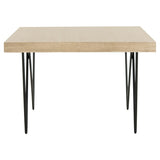 SAFAVIEH Harlene Mid-Century Modern Light Grey / Black Coffee Table - 35.4" x 23.6" x 15.8" - 35Wx24Dx16H