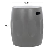 SAFAVIEH Hasmik Concrete Indoor/ Outdoor Accent Table - 15.7"x15.7"x17.7" - 16Wx16Dx18H