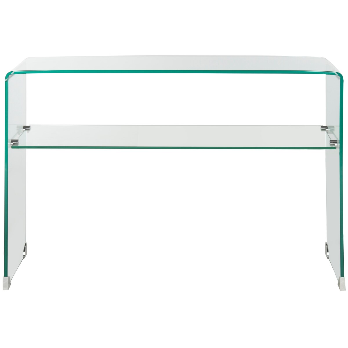 SAFAVIEH Hawa Clear Console Table - 43.3" x 13.8" x 29.5" - 43Wx14Dx30H