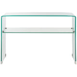 SAFAVIEH Hawa Clear Console Table - 43.3" x 13.8" x 29.5" - 43Wx14Dx30H