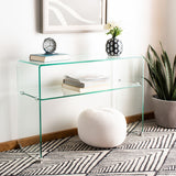 SAFAVIEH Hawa Clear Console Table - 43.3" x 13.8" x 29.5" - 43Wx14Dx30H