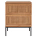 SAFAVIEH Haylie 2-Drawer Rattan Nightstand