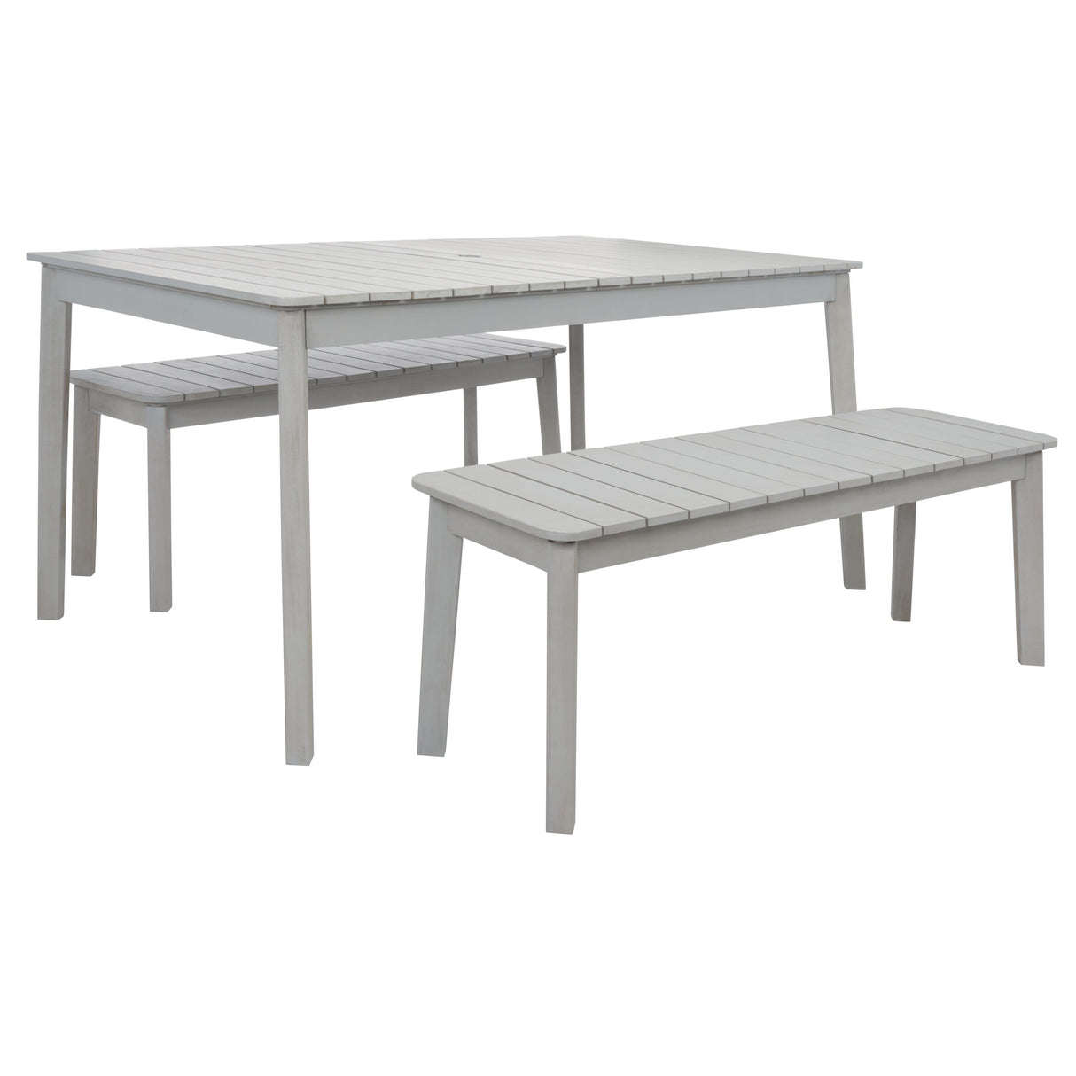 SAFAVIEH Hedi Table & 2-Bench Dining Set - 35Wx60Dx29H